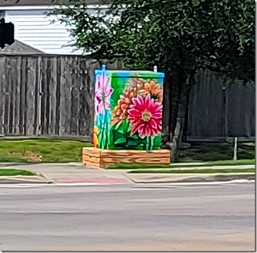 Painted Traffic Control Box