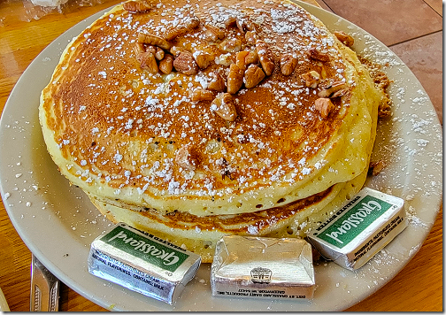Sunflower Cafe Big Breakfast Pancakes
