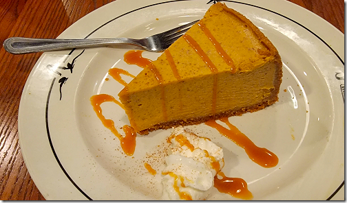 Saltgrass Pumpkin Cheesecake 20221005