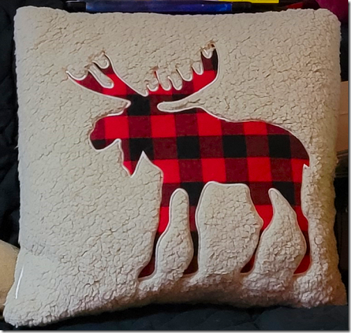 AT Home Moose Pillow