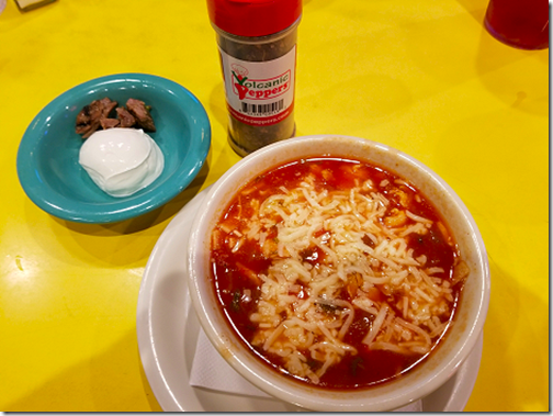 Monterey Tortilla Soup with Flakes