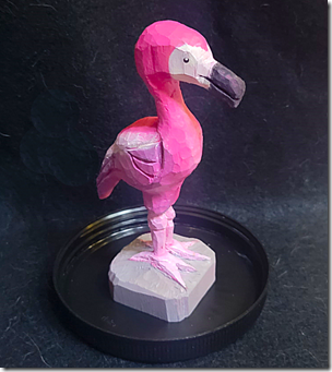 Chris' Carved Flamingo Christmas 2022