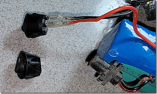 Cordless Vacuum Repair Switch