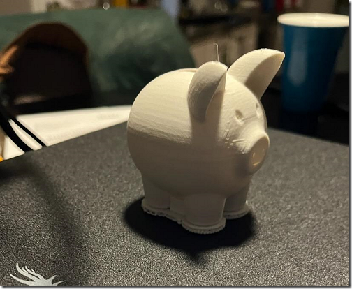 Ender 3 Pro 3D Printer Finished Pig 1