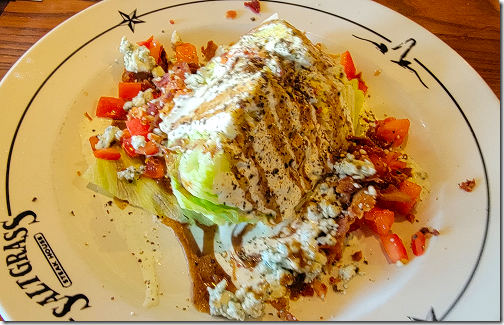 Saltgrass 55 Anniversary Wedge Salad