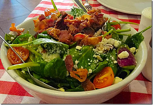 Grimaldi's Spinach Salad 20230103