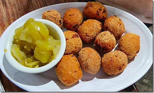 Vernon's Hushpuppies and Tomatoes