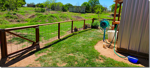 Chris' New Fence 1