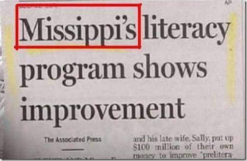 Missippi's Literacy