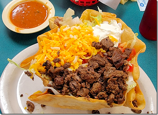 Los Ramirez Beef Fajita Taco Salad 20230527